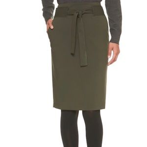 Banana Republic Tie-waist pencil skirt